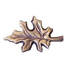 Oak Leaf Knob in Antique Brass