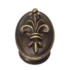Oval Knob in Antique Brass
