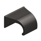 1" Centers Cabinet Pull Hand Finished in Frost Black