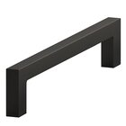 4" Centers Cabinet Pull Hand Finished in Frost Black