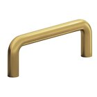 2 1/2" Centers Wire Pull in Unlacquered Satin Brass