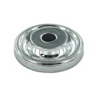 Solid Brass 1" Diameter Knob Backplate in Polished Chrome
