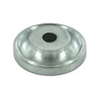 Solid Brass 1" Diameter Knob Backplate in Brushed Chrome