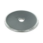 Solid Brass 1 1/4" Diameter Knob Backplate in Polished Chrome