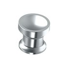 Solid Brass 1" Diameter Chalice Knob in Polished Chrome