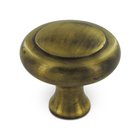 Solid Brass 1 3/4" Diameter Heavy Duty Knob in Antique Brass