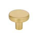 1 1/4" Diameter Knobs in Brushed Gold