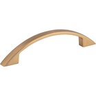 96mm Centers Arched Somerset Cabinet Pull in Satin Bronze