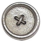 Large 4-Hole Button Knob in Antique Matte Brass