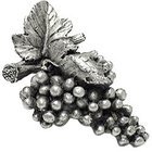 Grapes Knob in Warm Pewter