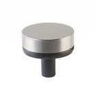 1 1/4" Conical Stem in Oil Rubbed Bronze And Smooth Knob in Satin Nickel