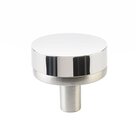 1 1/4" Conical Stem in Satin Nickel And Smooth Knob in Polished Chrome
