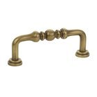 3" Centers Spindle Pull in French Antique Brass