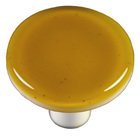 1 1/2" Diameter Knob in Chartreuse Knob with Aluminum base