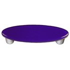 3" Centers Oval Handle in Deep Royal Blue with Aluminum base