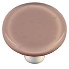 1 1/2" Diameter Knob in Dusty Lilac with Black base