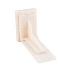 Adjustable Plastic Rear Bracket for USE-series Undermount Drawer Slides in Almond
