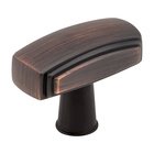 1 9/16" x 13/16" Knob in Brushed Oil Rubbed Bronze