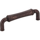3 3/4" Centers Barrel Pull in Distressed Oil Rubbed Bronze