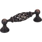 3 3/4" Centers Bird Cage Pull in Brushed Oil Rubbed Bronze