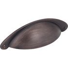3" Centers Shaker Cup Pull in Brushed Oil Rubbed Bronze