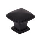 1-3/16" Overall Length Square Cabinet Knob in Matte Black