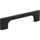 96mm Centers Asymmetrical Leyton Cabinet Pull in Matte Black