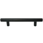 3" Centers Builders Steel Plated T-Bar Pull in Matte Black