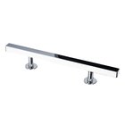 3" (76mm) and 3 3/4" (96mm) 7.0" O/A Solid Brass Square Bar Pull in Polished Chrome