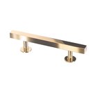 3" (76mm) 5.0" O/A Solid Brass Square Bar Pull in Polished Brass