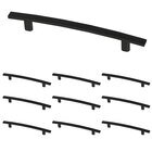 (10 Pack) 5 1/16" (128mm) Centers Subtle Arch Pull in Matte Black