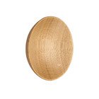 2 1/2" Round Concave Designer Wood Knob in Oak