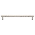 7 9/16" Centers Hammered Cabinet Pull in Vintage Nickel