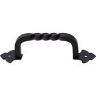 Fixed Norman Crest 4" Centers Bar Pull in Patine Black