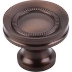 Button Faced 1 1/4" Diameter Mushroom Knob in Oil Rubbed Bronze