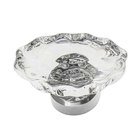 1 3/4" Chateau Crystal Cabinet Knob in Bright Chrome