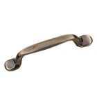 3 3/4" Centers Rounded Edge Pull in Antique English