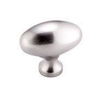 2" Oval Knob In Brushed Nickel