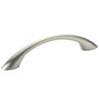 3 3/4" Centers Bow Pull with Flared Ends in Brushed Nickel