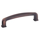 3 3/4" Centers Handle with Beveled Accent in Brushed Oil Rubbed Bronze