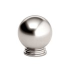 1 3/16" Round Traditional Knob in Brushed Nickel