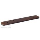 3" Center Distressed Rectangular Backplate in Distressed Copper