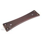 3" Center Bent Rectangle Backplate in Distressed Copper