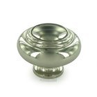 1 1/2" Double Ringed Knob In Polished Nickel