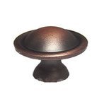 1 1/4" Smooth Dome Knob in Distressed Copper