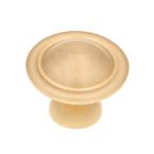 1 1/4" Smooth Dome Knob in Satin Brass
