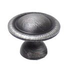 1 1/4" Smooth Dome Knob in Distressed Nickel