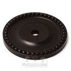 Beaded Single Hole Backplate in Oil Rubbed Bronze