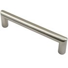 5" Centers Rounded Modern Handle in Satin Nickel