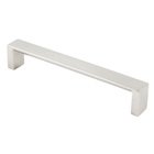 6" Centers Modern Square Pull in Satin Nickel